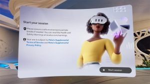 Start Session Screen